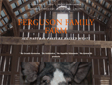 Tablet Screenshot of fergusonfamilyfarm.com